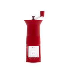 Ruční mlynek na kávu Bialetti, červený